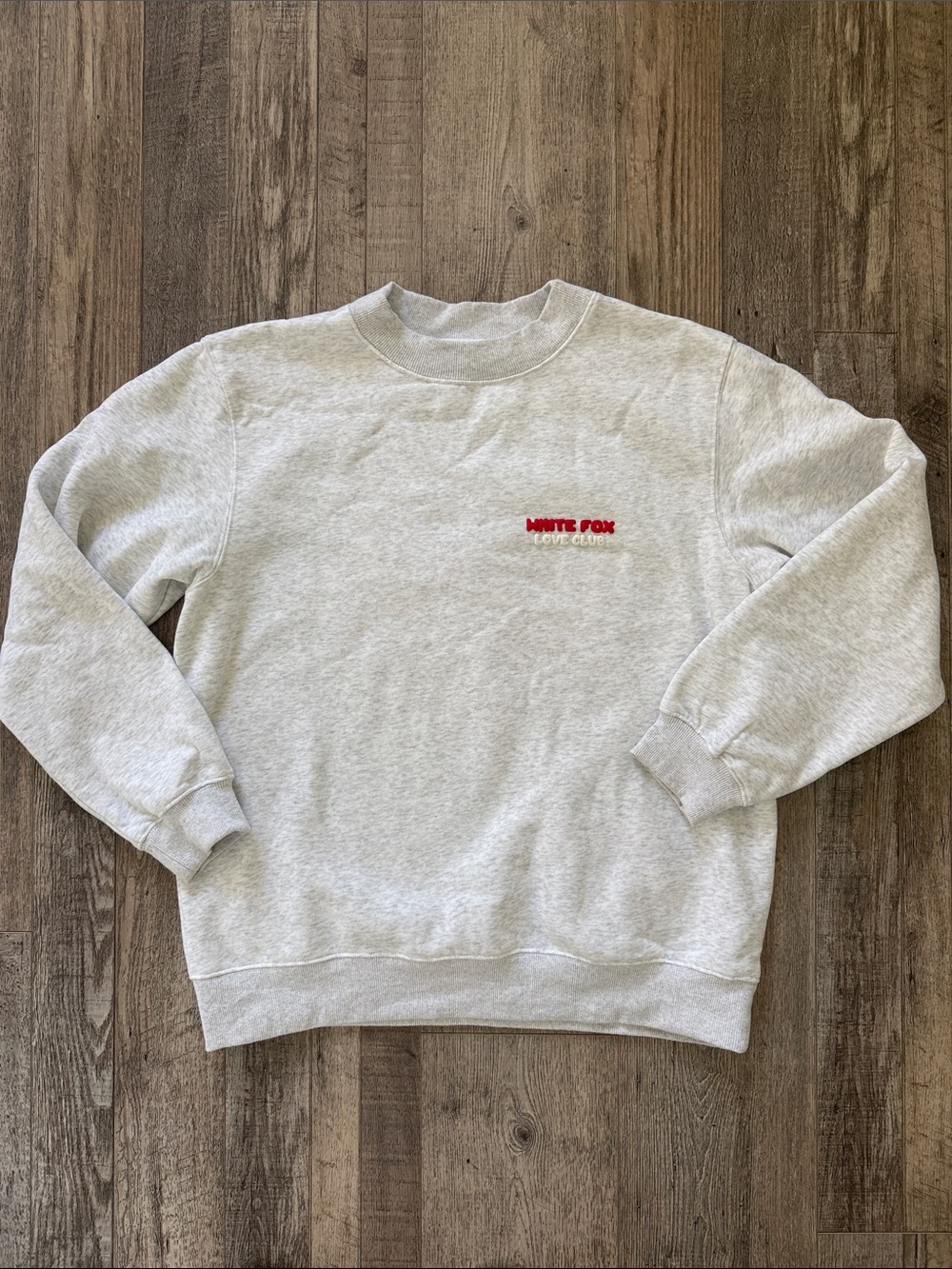 White Fox Love Club Crewneck Sweatshirt